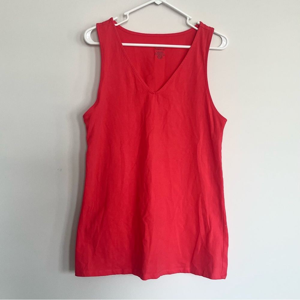 Torrid Vivid Red Tank Top